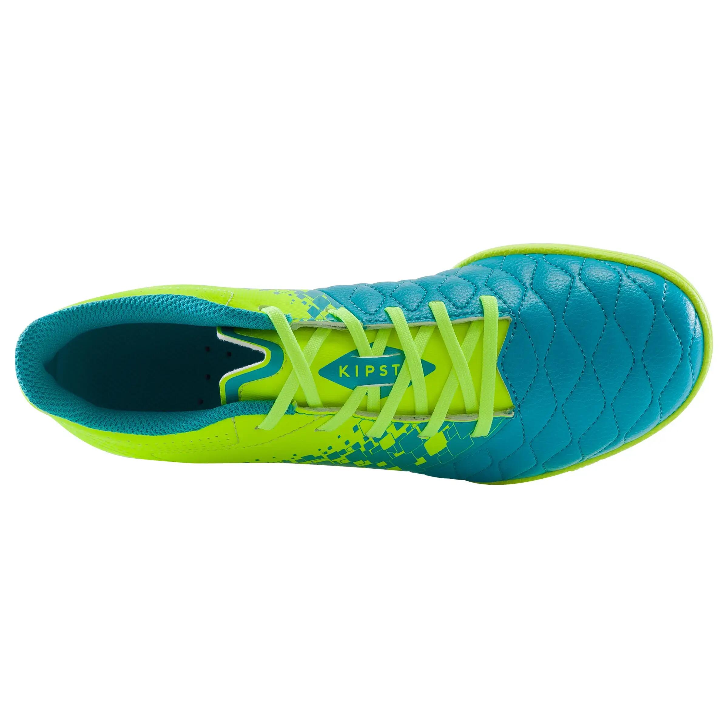 Kids' Futsal Boots Agility 500 Sala - Yellow/Blue 7/16