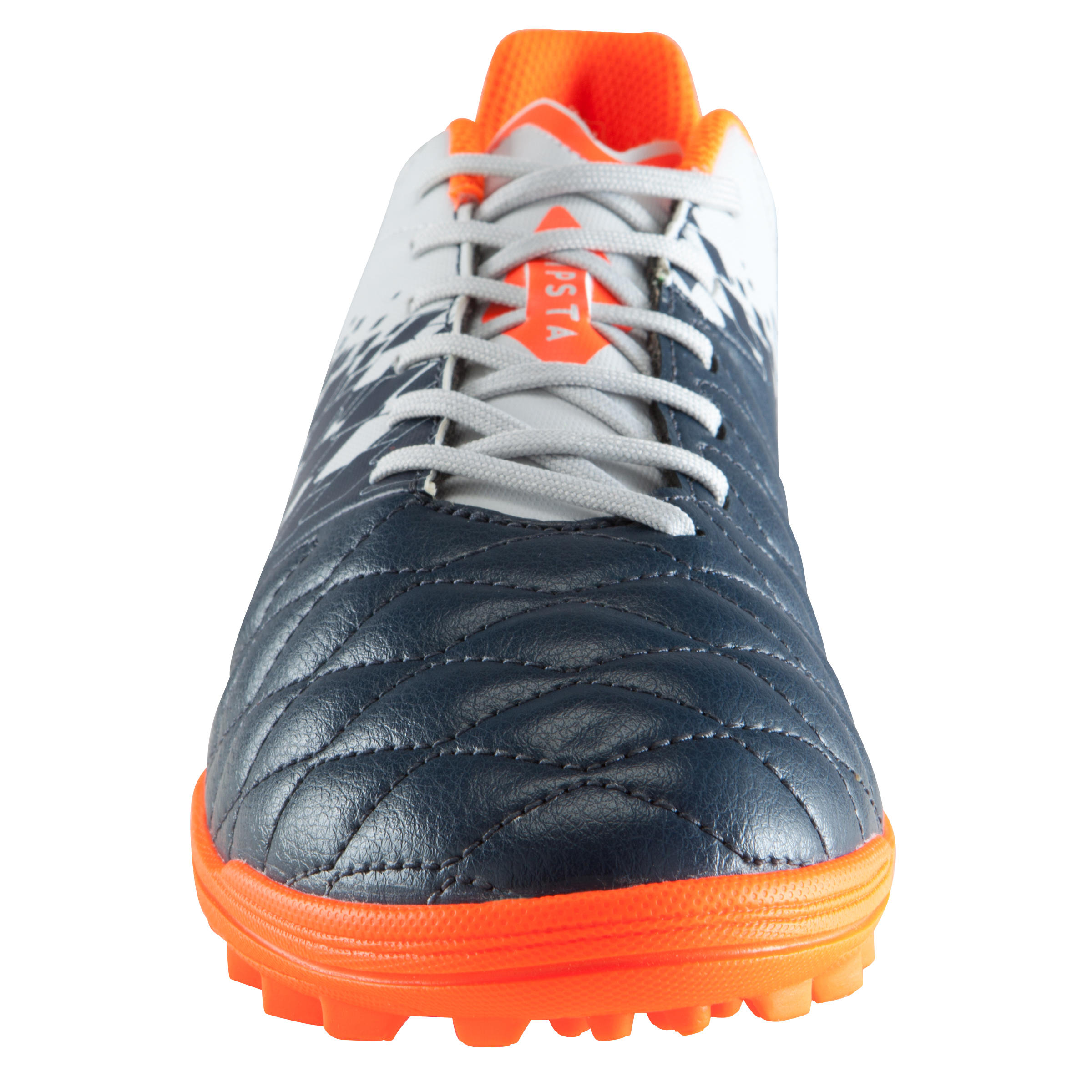 Chuteiras de Futebol Adulto Agility 500HG relva Sintética cinza/ azul 5/17
