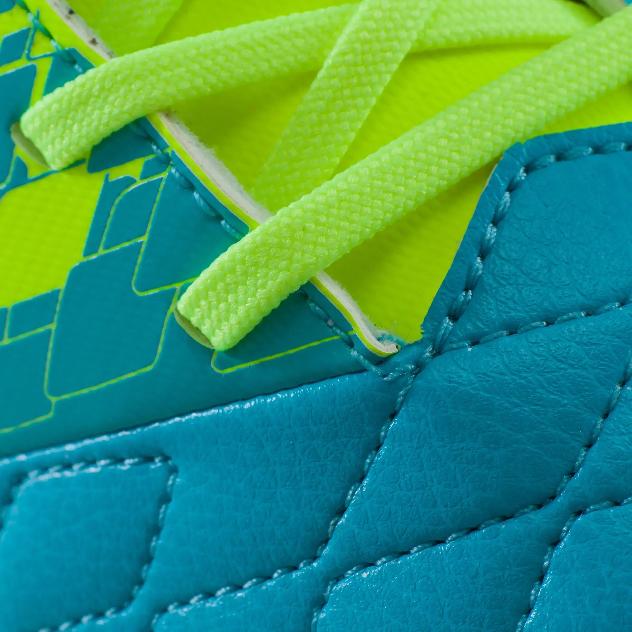 Kids' Futsal Boots Agility 500 Sala - Yellow/Blue 11/16