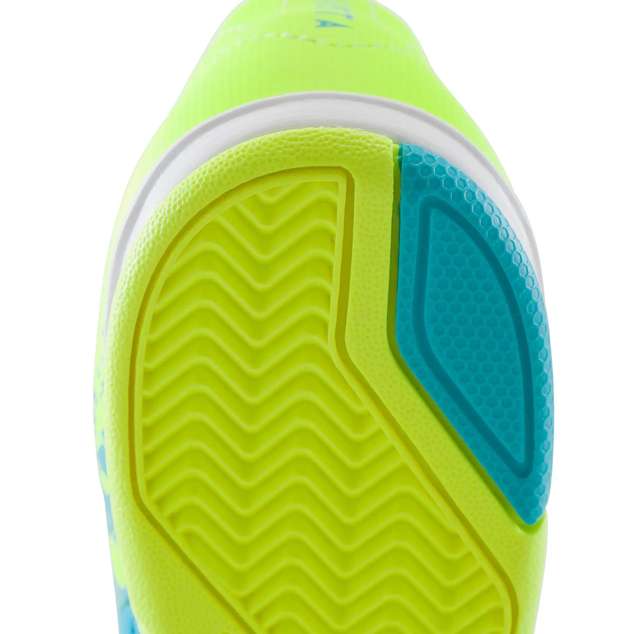 Kids' Futsal Boots Agility 500 Sala - Yellow/Blue 10/16