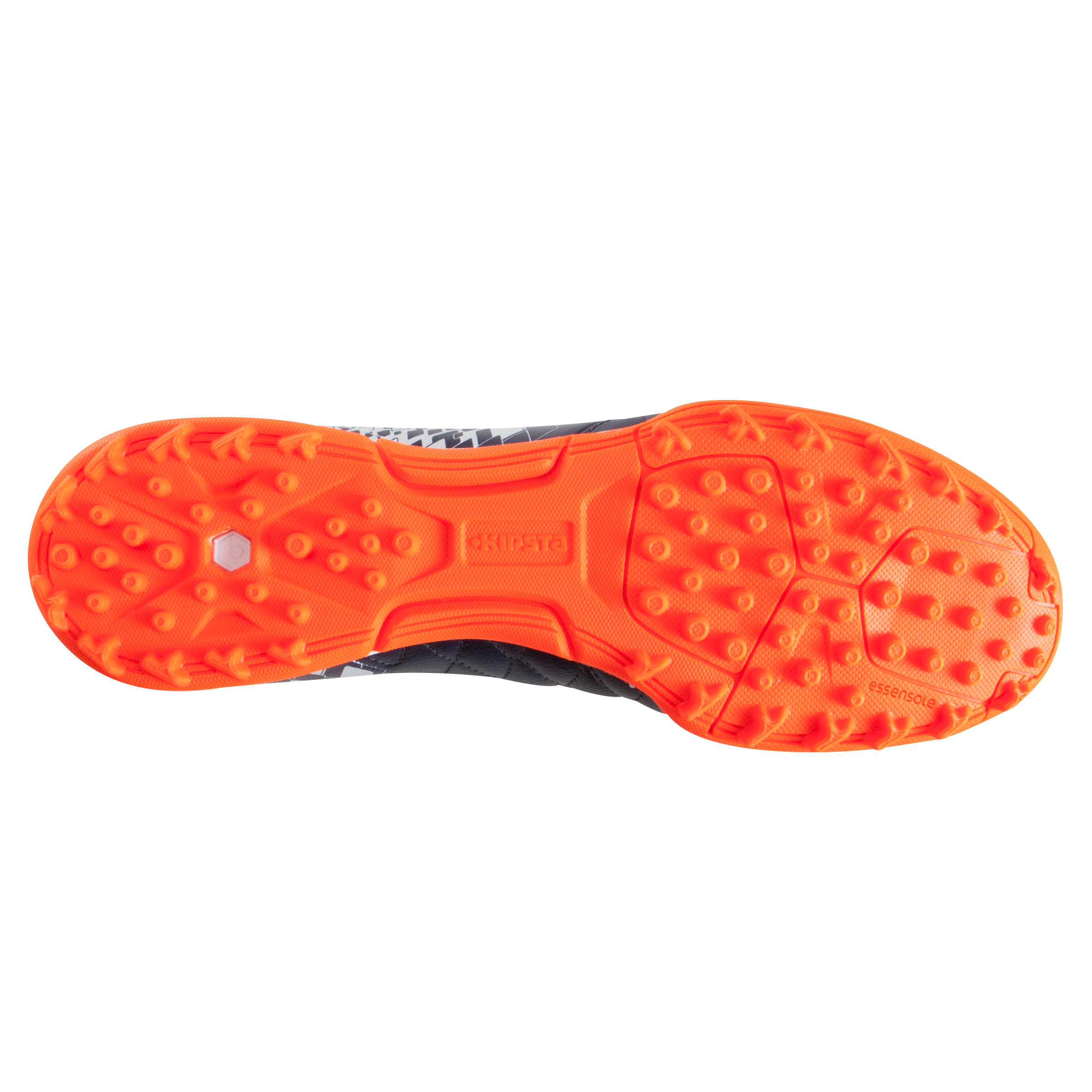 Chuteiras de Futebol Adulto Agility 500HG relva Sintética cinza/ azul 8/17