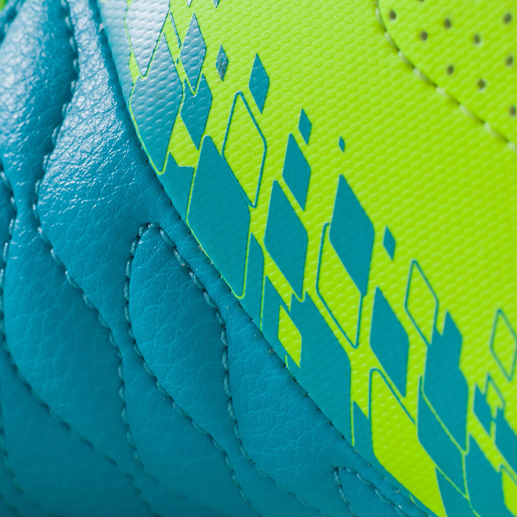Hallenschuhe Futsal Agility 500 Sala Kinder gelb/blau