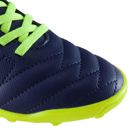 Agility 140 HG Kids' Hard Ground Rip-Tab Football Boots - Green/Yellow