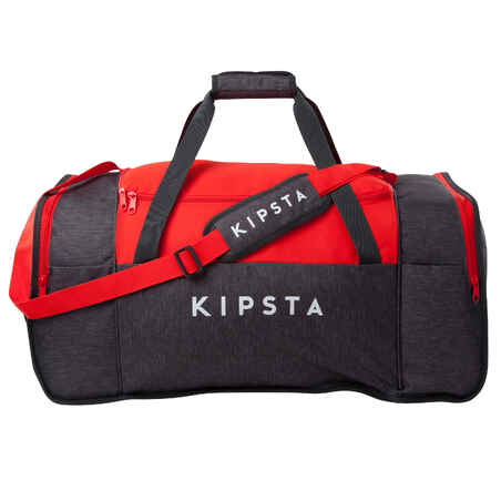 Kipocket Team Sports Bag 80 Litres - Grey/Red
