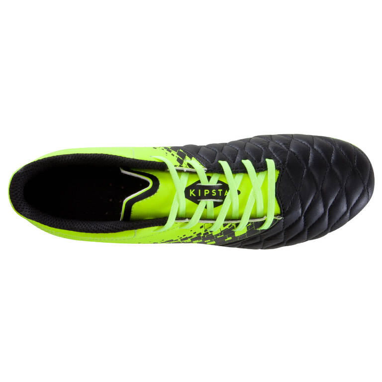 Agility 700 AG Kids' Artificial Turf Football Boots - Black/Yellow