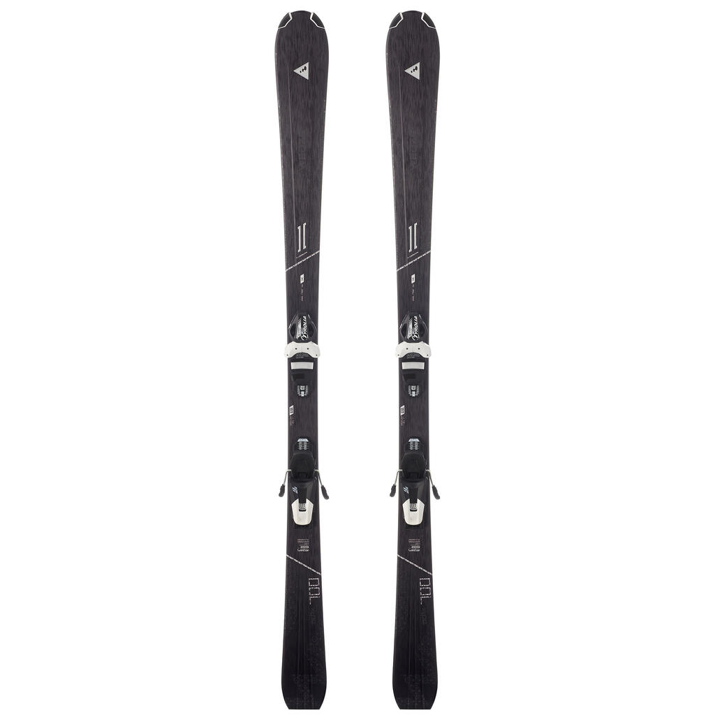 Women’s Downhill Skiing Skis - Black