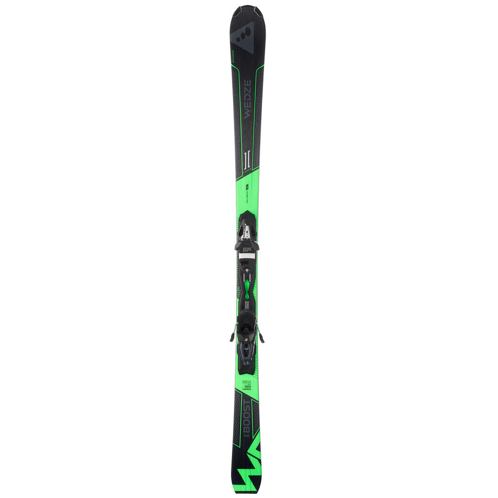 Men’s Downhill Ski, Black and Green