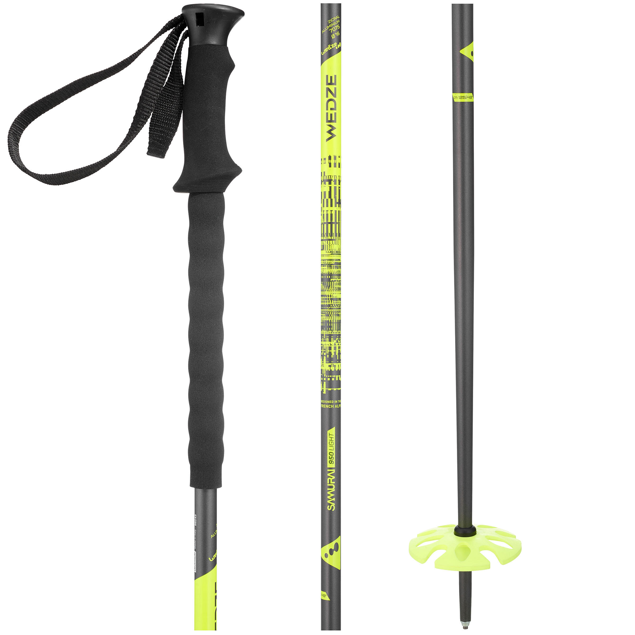 Second Life Adult Freeride and CrossCountry Ski Poles EXCELLENT