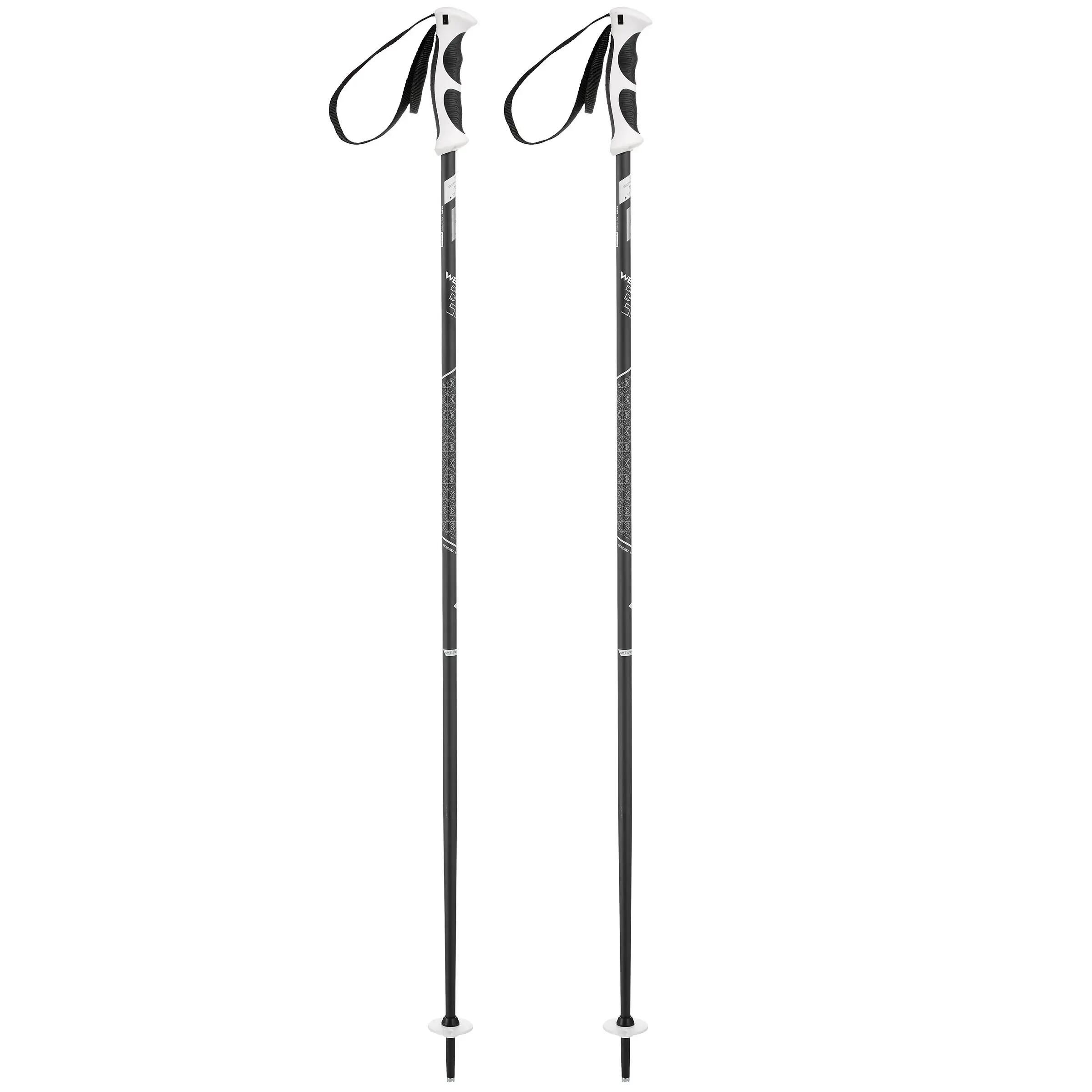 Women’s D-Ski Poles - Black and White 1/2