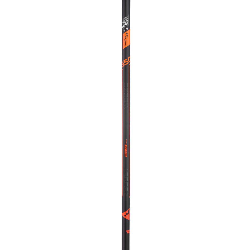 Skistöcke Piste Boost 550 Herren schwarz/orange