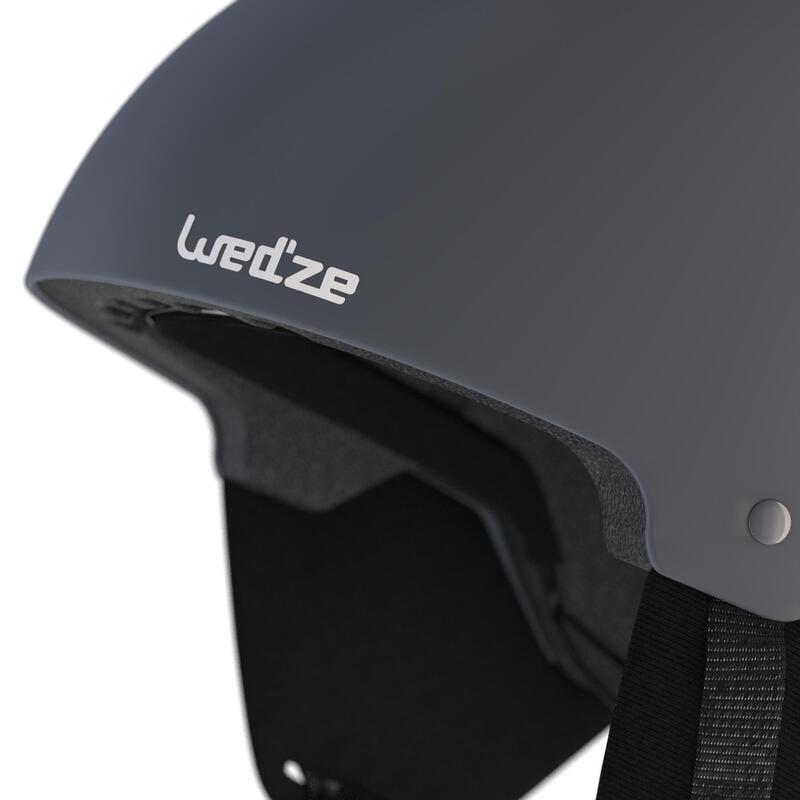 Capacete de ski adulto - H100 cinzento