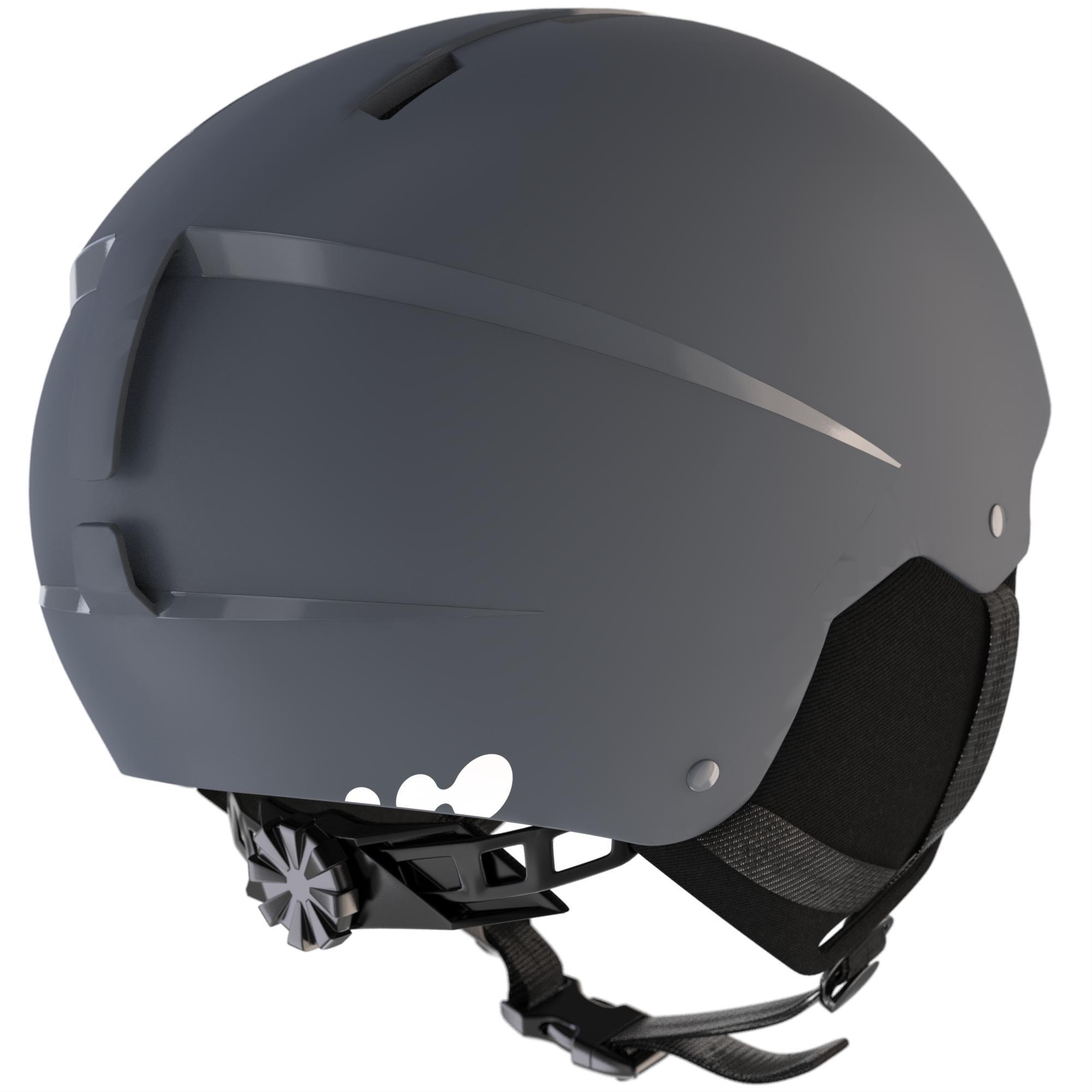 Casco da sci per adulti - H100 grigio