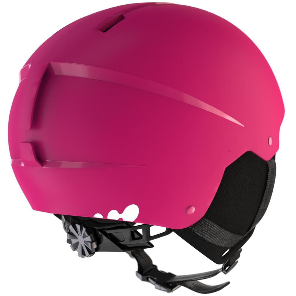 KIDS’ SKI HELMET H100 NEON YELLOW