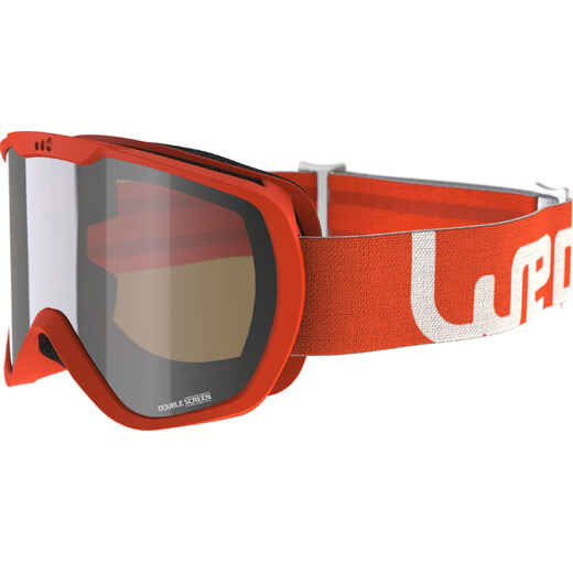 
      MEN’S SKI AND SNOWBOARDING GOGGLES G-TMAX 400 FAIR WEATHER ORANGE - 18
  