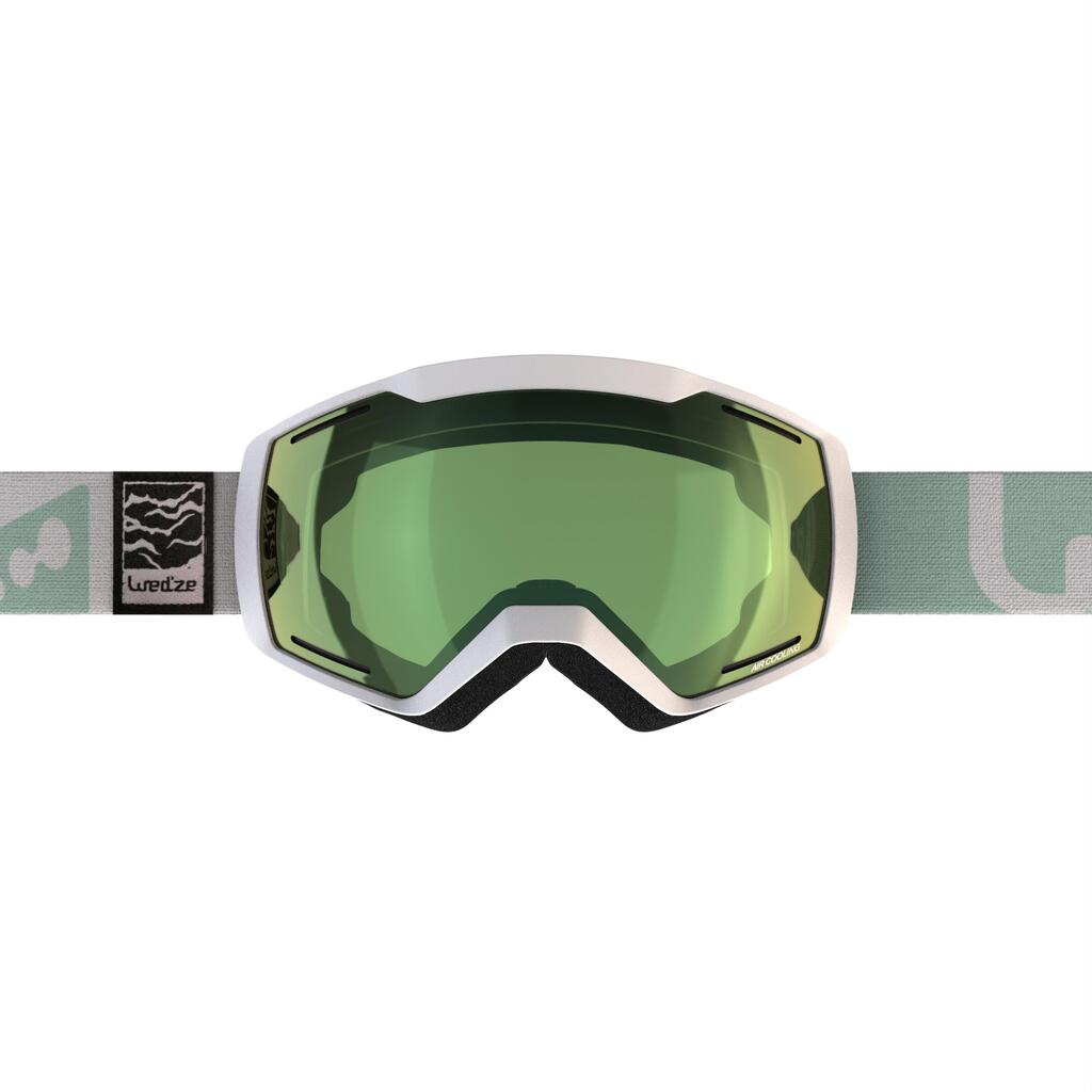 Women's Ski And Snowboard Goggles Fair Weather Blanc - 18