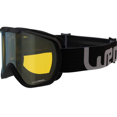 Лижна маска G 500 PH для дорослих/дітей, всепогодна - Чорна