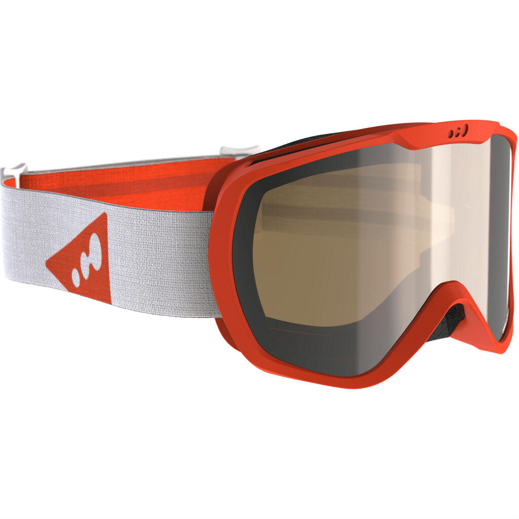 Ski-/Snowboardbrille G 500 S3 Kinder und Erwachsene gutes Wetter blau