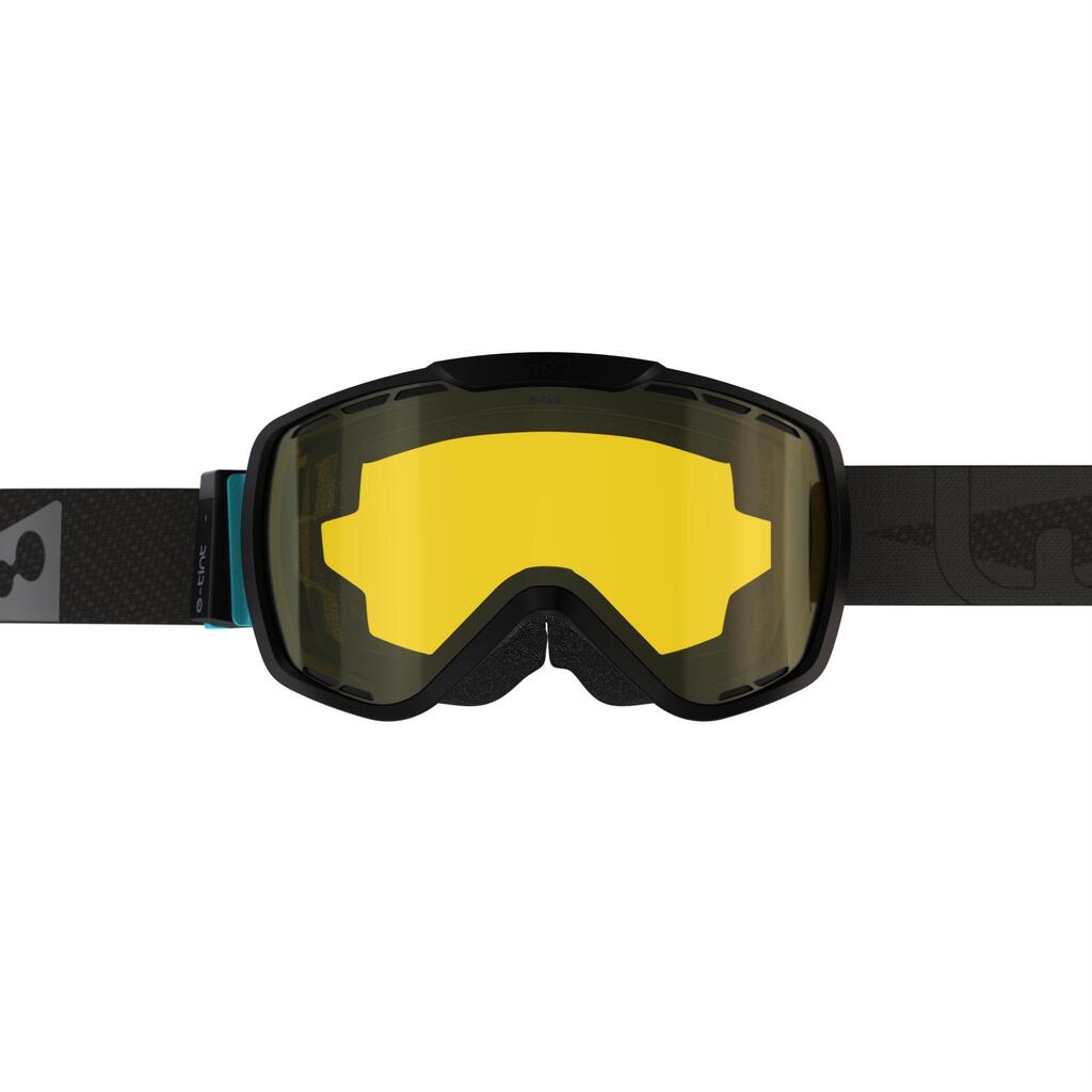 Lyžiarske a snowboardové okuliare G 940 E do každého počasia čierne