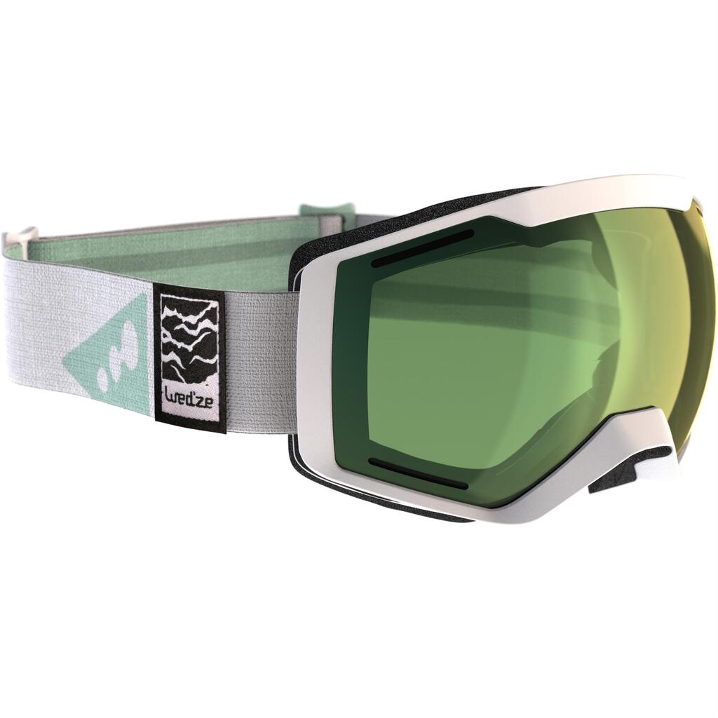 Women's Ski And Snowboard Goggles Fair Weather Blanc - 18