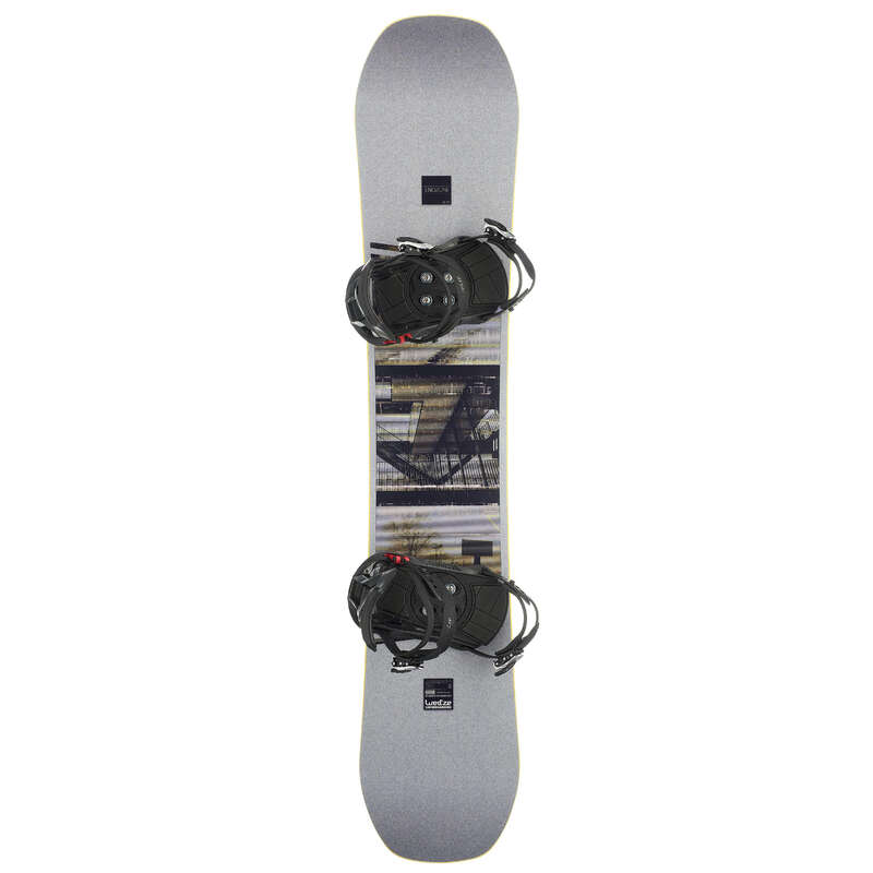 Set Snowboard Freestyle End Zone 500 Jib Gri Adulți DREAMSCAPE