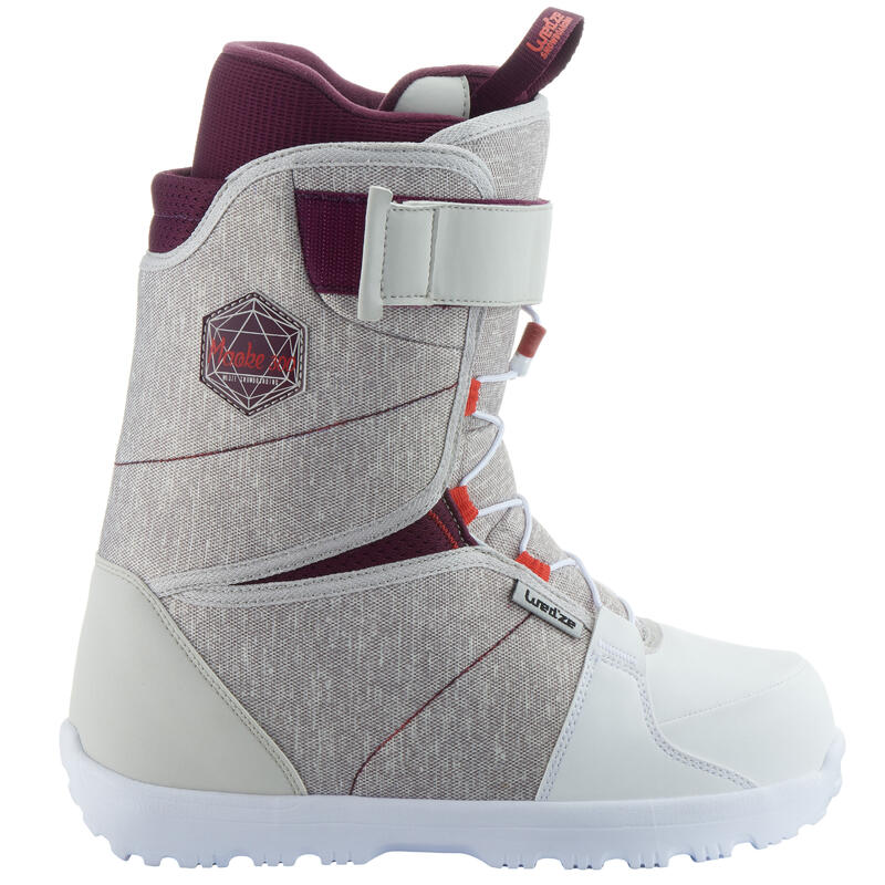 Snowboardboots voor beginnende dames MAOKE 300 grijs