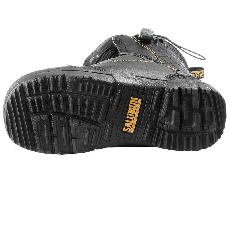 Chaussures de snowboard all mountain, femme, Pearl zone lock, noire