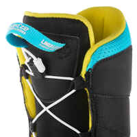 Snowboard Boots All Mountain/Freestyle Indy 100 Fast Lock Kinder schwarz/blau
