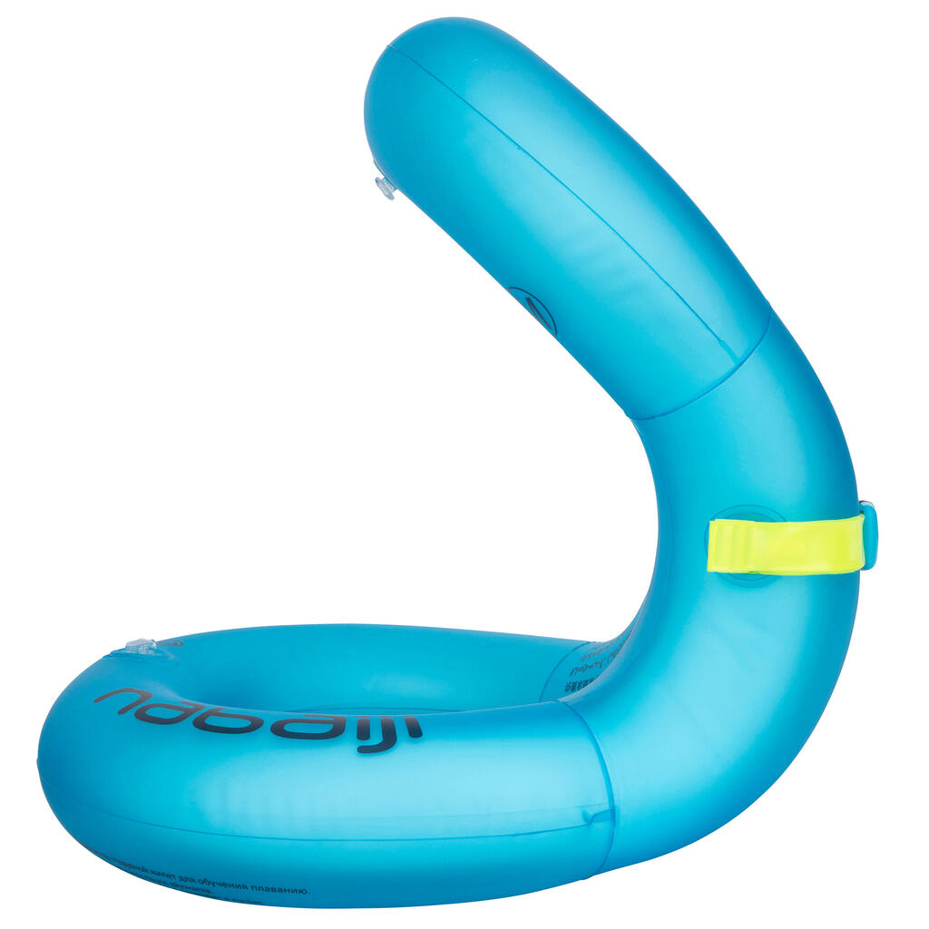 Gilet de natation gonflable bleu  Taille S (30-50 kg)