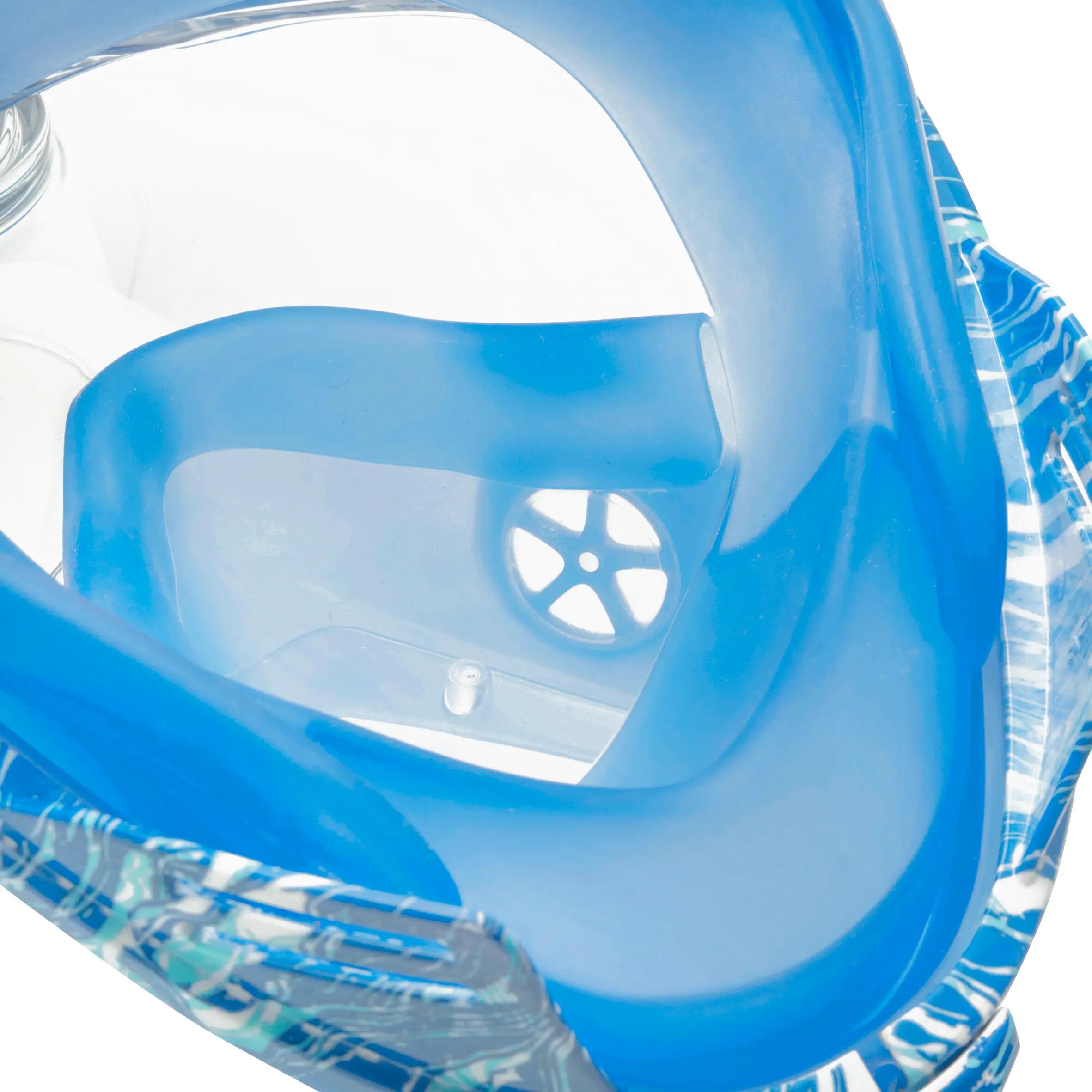 Easybreath Surface Snorkelling Mask - Oyster Blue 13/15