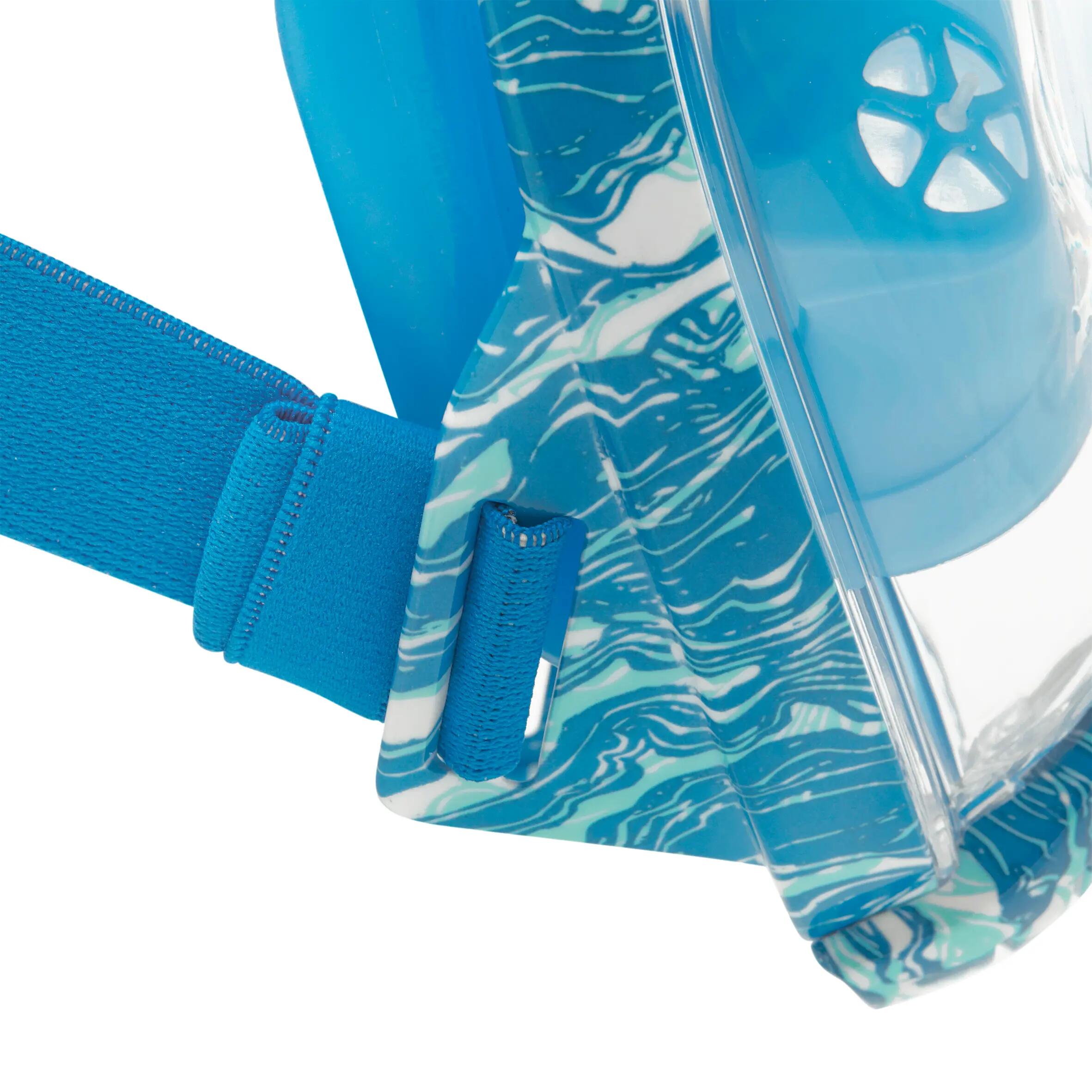 Easybreath Surface Snorkelling Mask - Oyster Blue 12/15