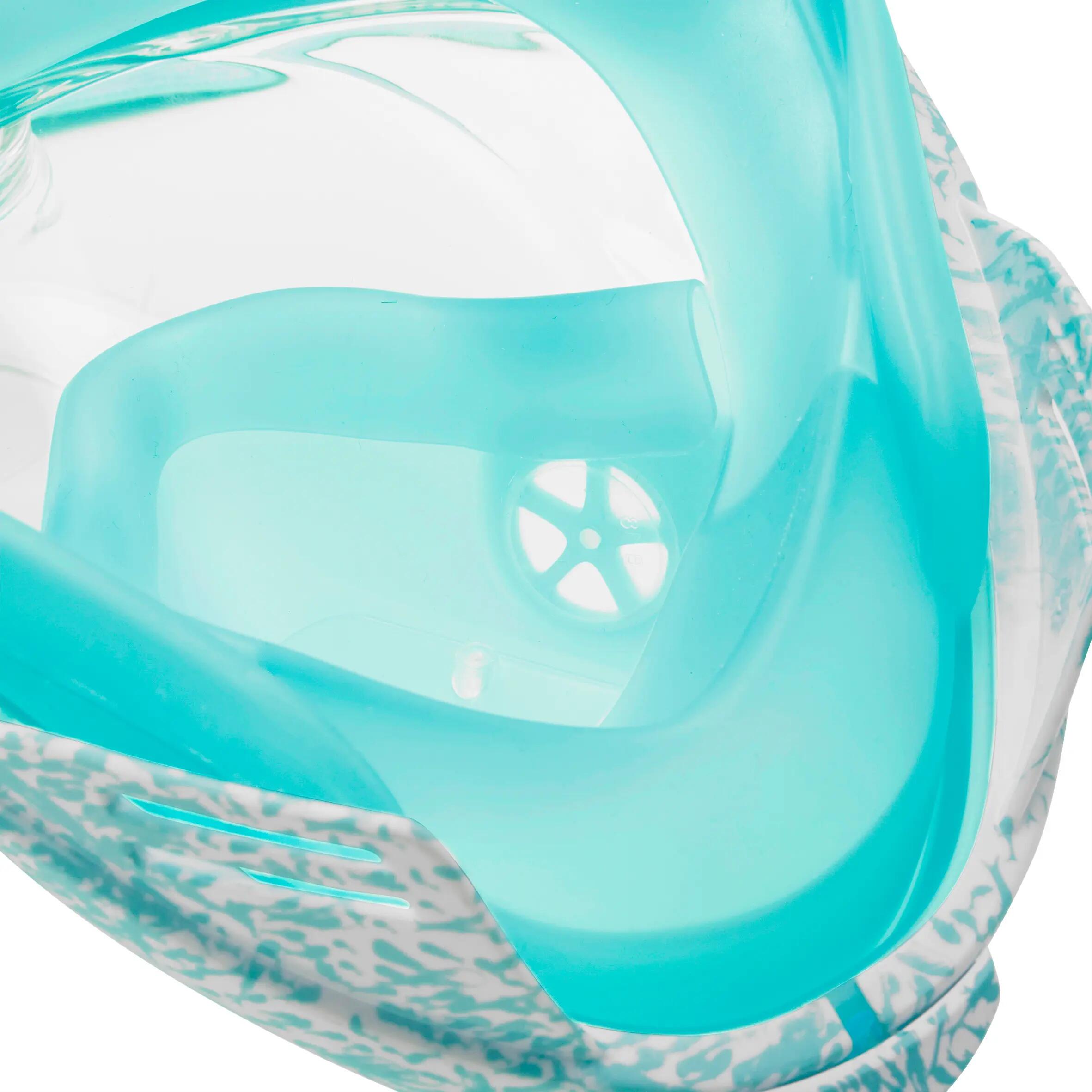 Easybreath Surface Snorkelling Mask - Fish Turquoise 13/15