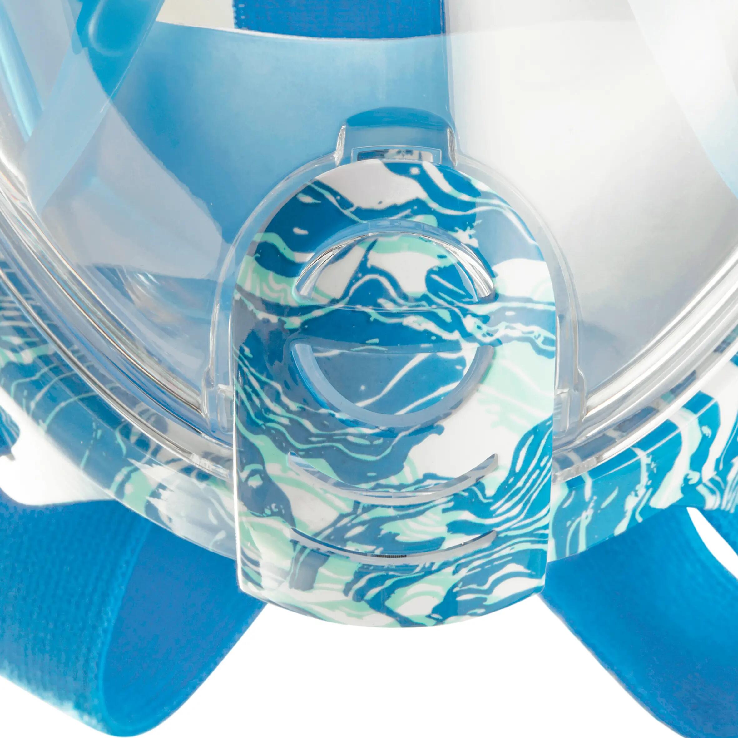 Easybreath Surface Snorkelling Mask - Oyster Blue 10/15