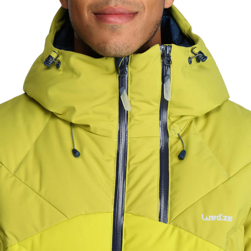 Maxiwarm Freeride Men's Down Ski Jacket Yellow WEDZE Decathlon