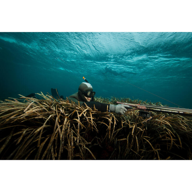 Giacca pesca subacquea uomo 500 neoprene 7 mm verde