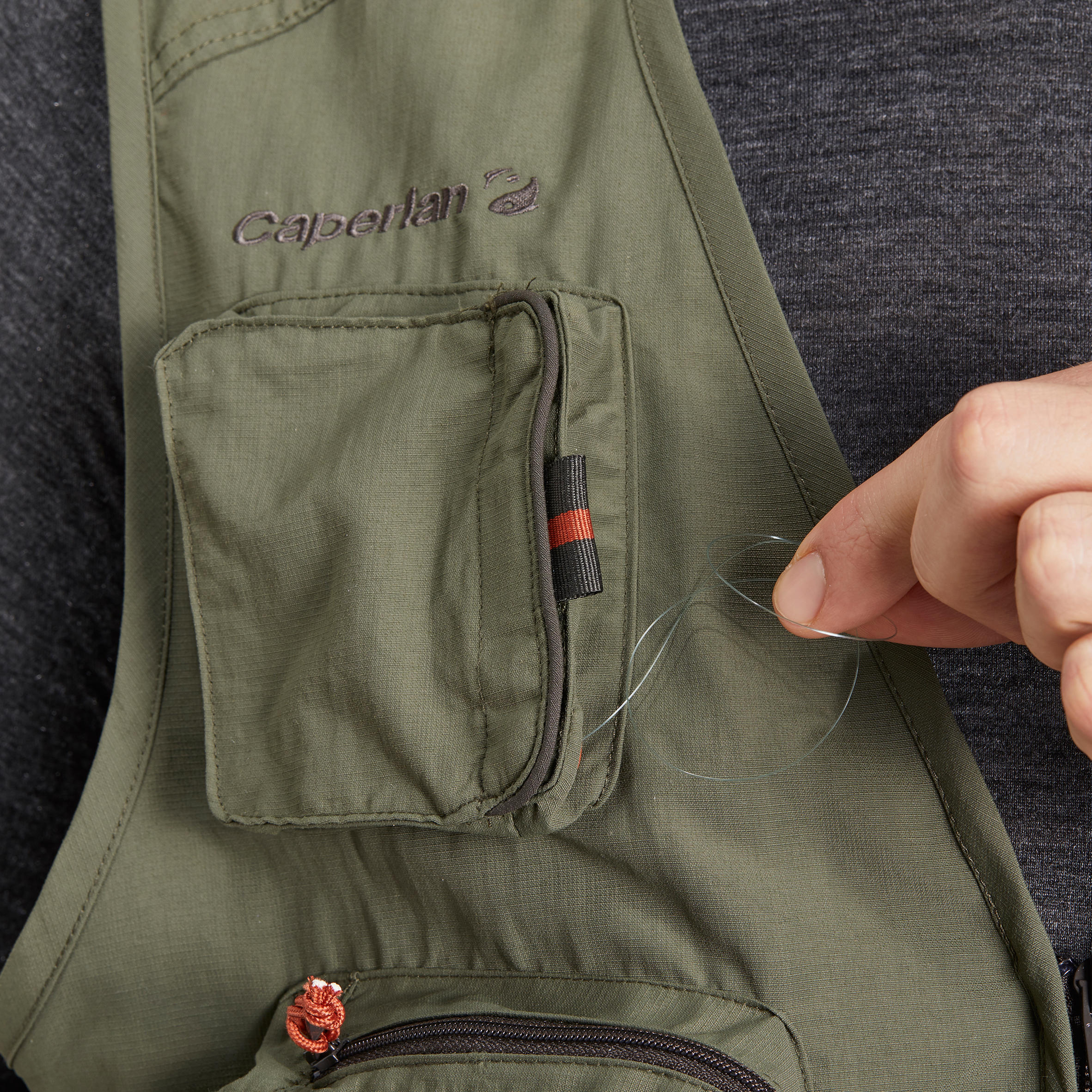 Fishing gilet 500 - Khaki 10/21