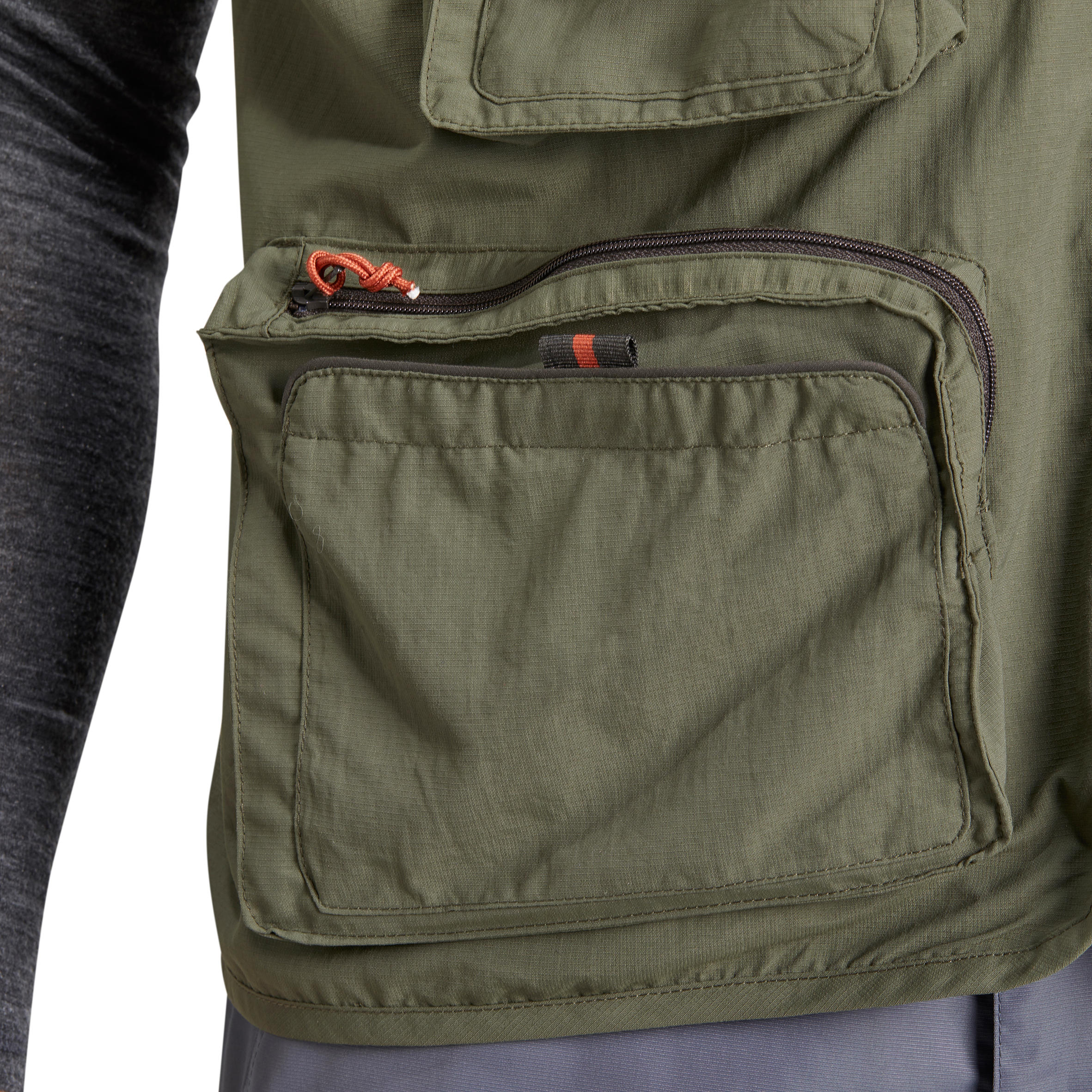Fishing gilet 500 - Khaki 12/21