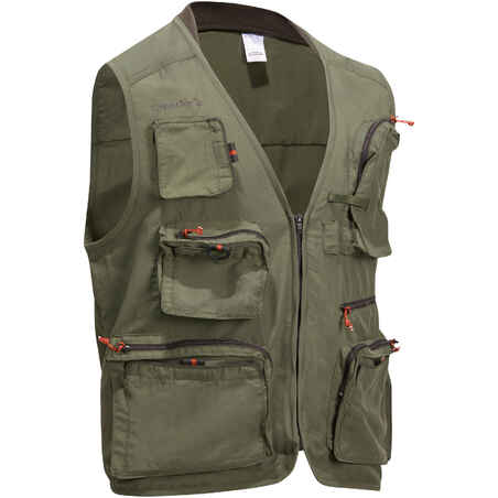 Fishing gilet 500 - Khaki