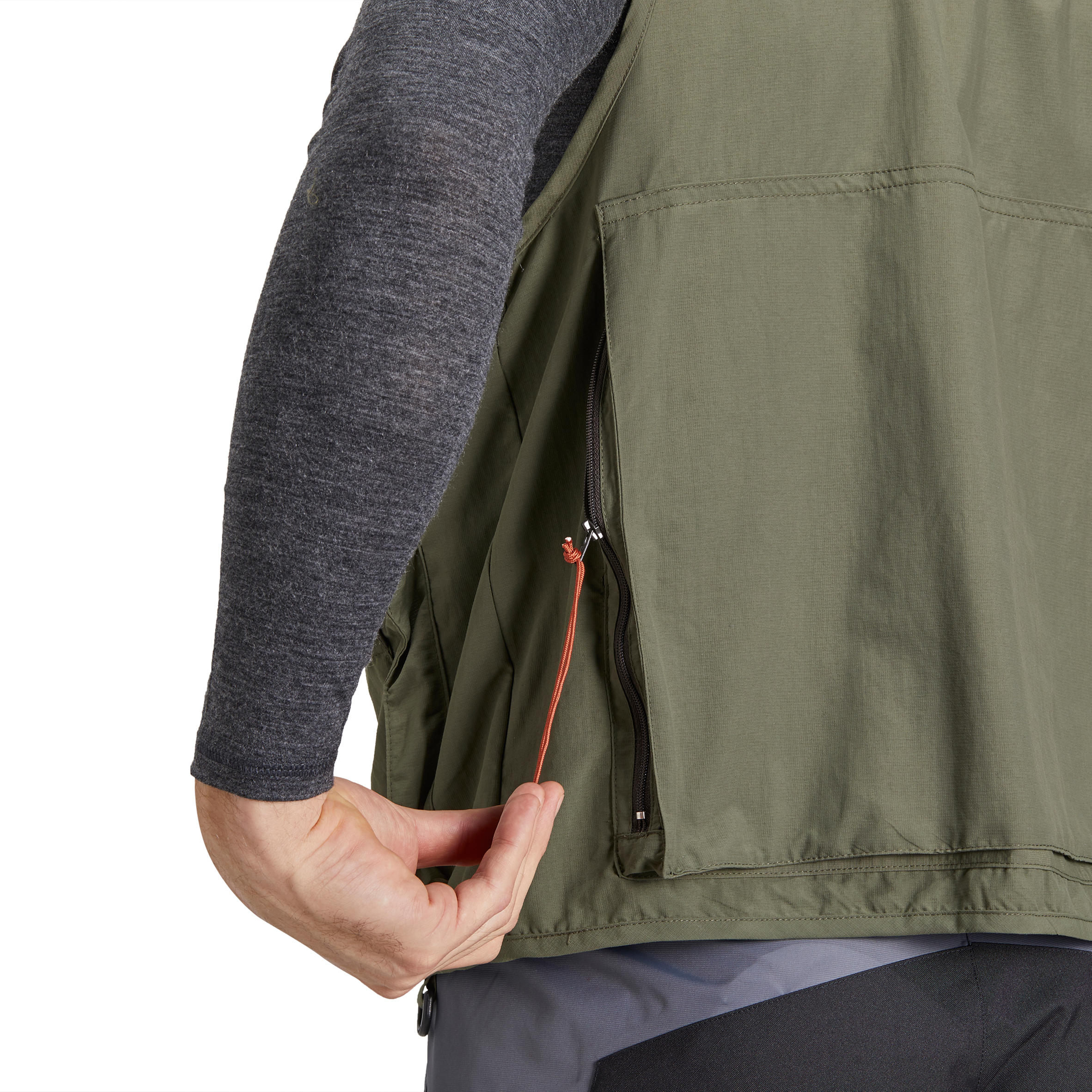 Fishing gilet 500 - Khaki 19/21