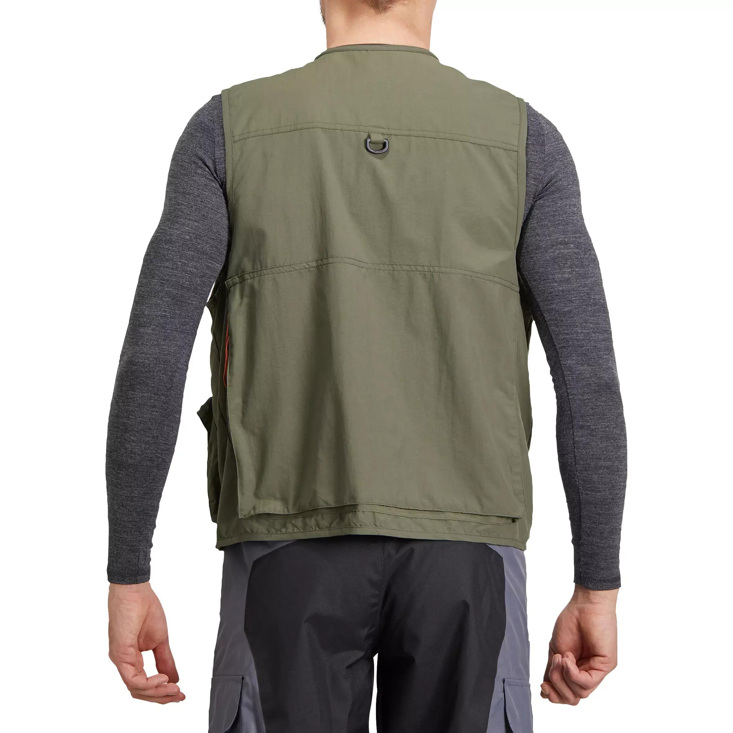 Fishing Gilet 500 Khakhi -  5