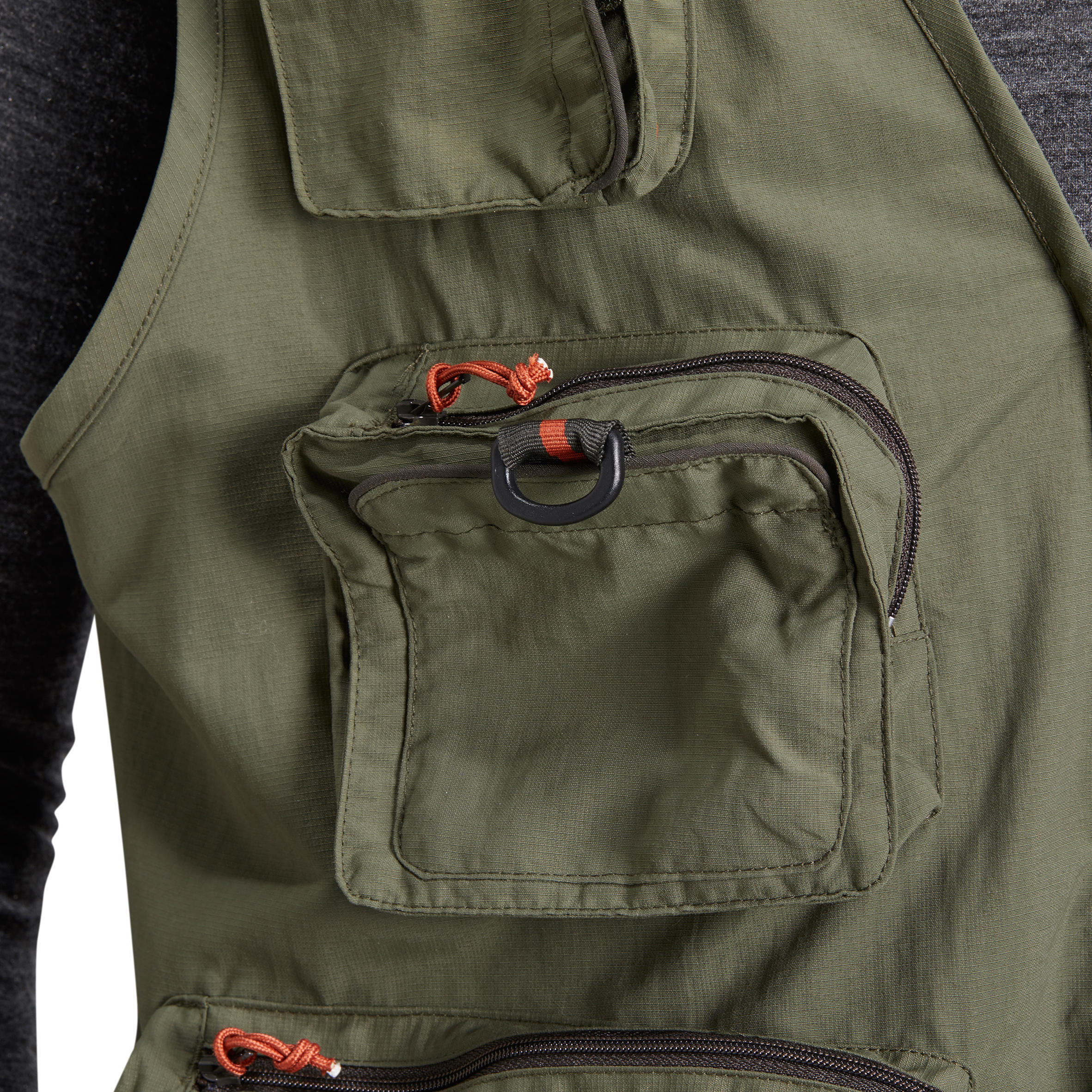 Fishing gilet 500 - Khaki 11/21