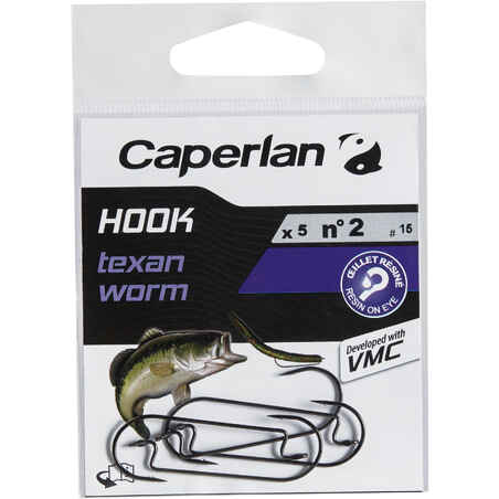 TEXAN WORM FISHING HOOK 2