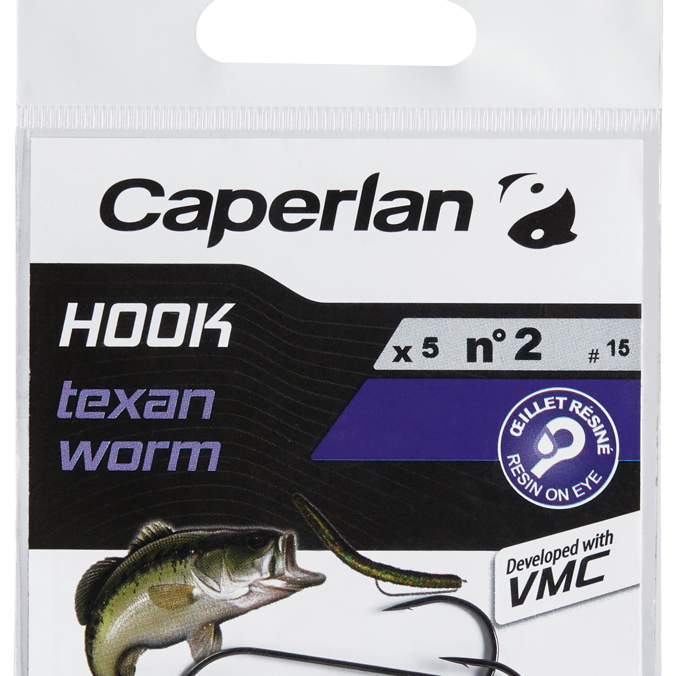 Texaský háček Hook Texan Worm vel. 2 4/5
