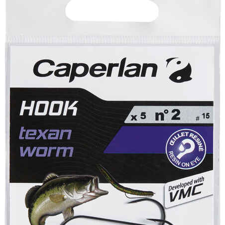 TEXAN WORM FISHING HOOK 2