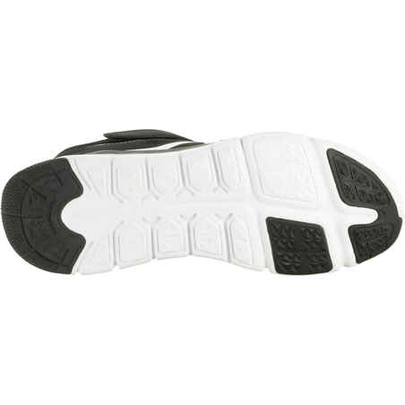  حذاء خفيف جيد التهوية بشريط ذاتي اللصق للأطفال - PW 540 أسود
