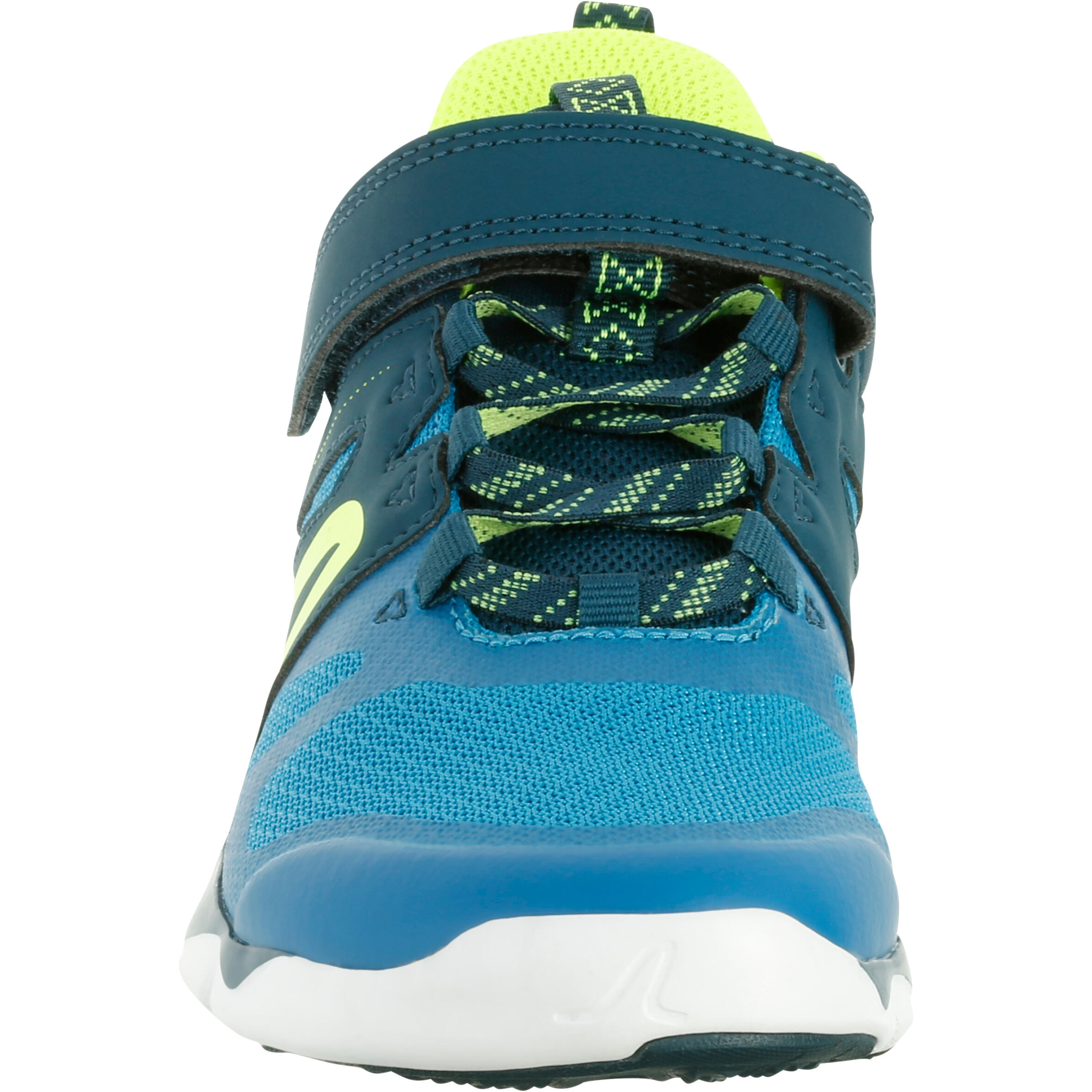 ZAPATILLAS DE MARCHA DEPORTIVA NIÑOS PW540 AZUL/VERDE - Decathlon