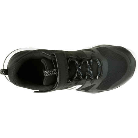  حذاء خفيف جيد التهوية بشريط ذاتي اللصق للأطفال - PW 540 أسود