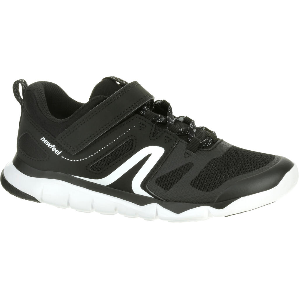 Zapatos de marcha deportiva para niños PW 540 negro / blanco 