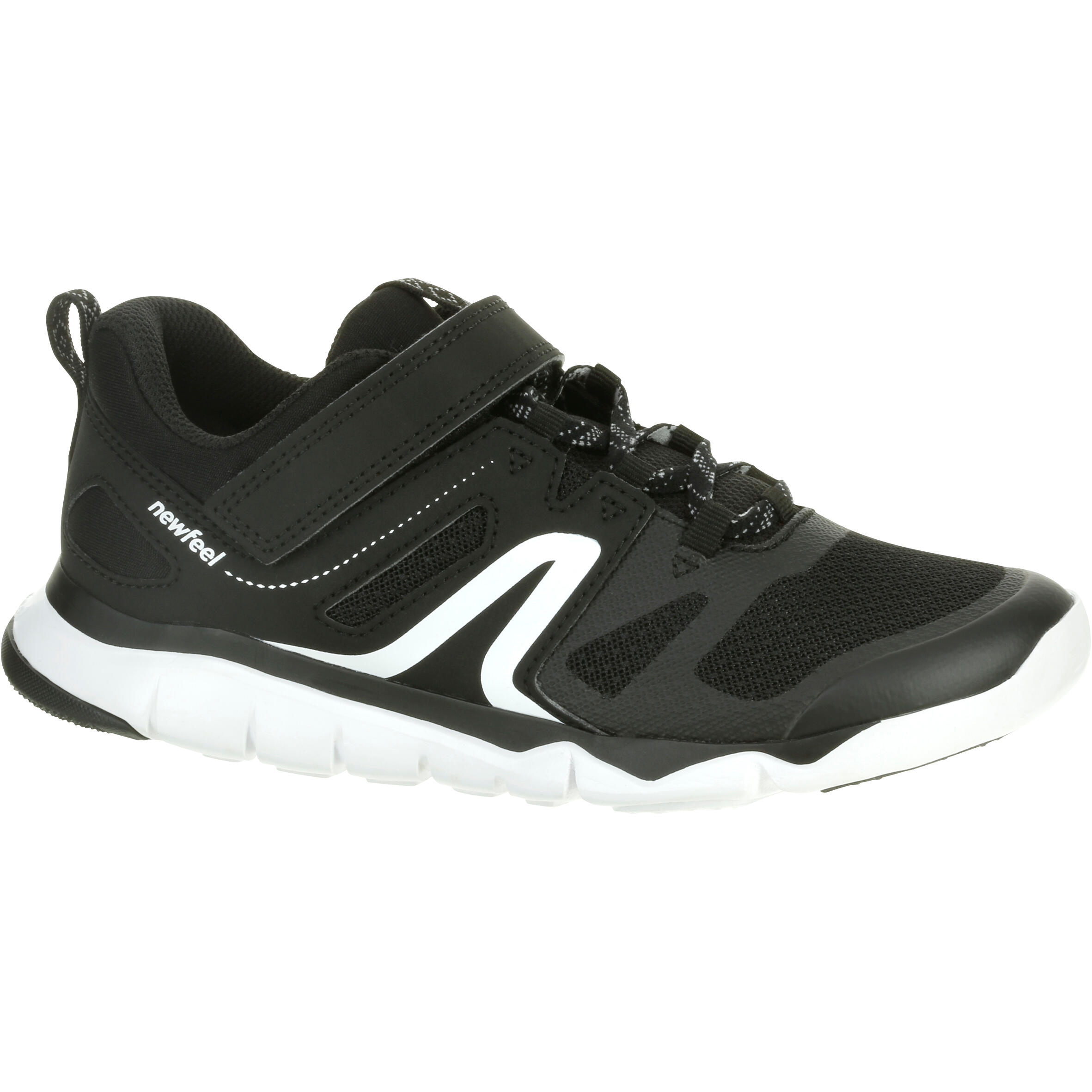 Zapatillas marcha con tira adherente Niños PW 540 negro y NEWFEEL |  Decathlon