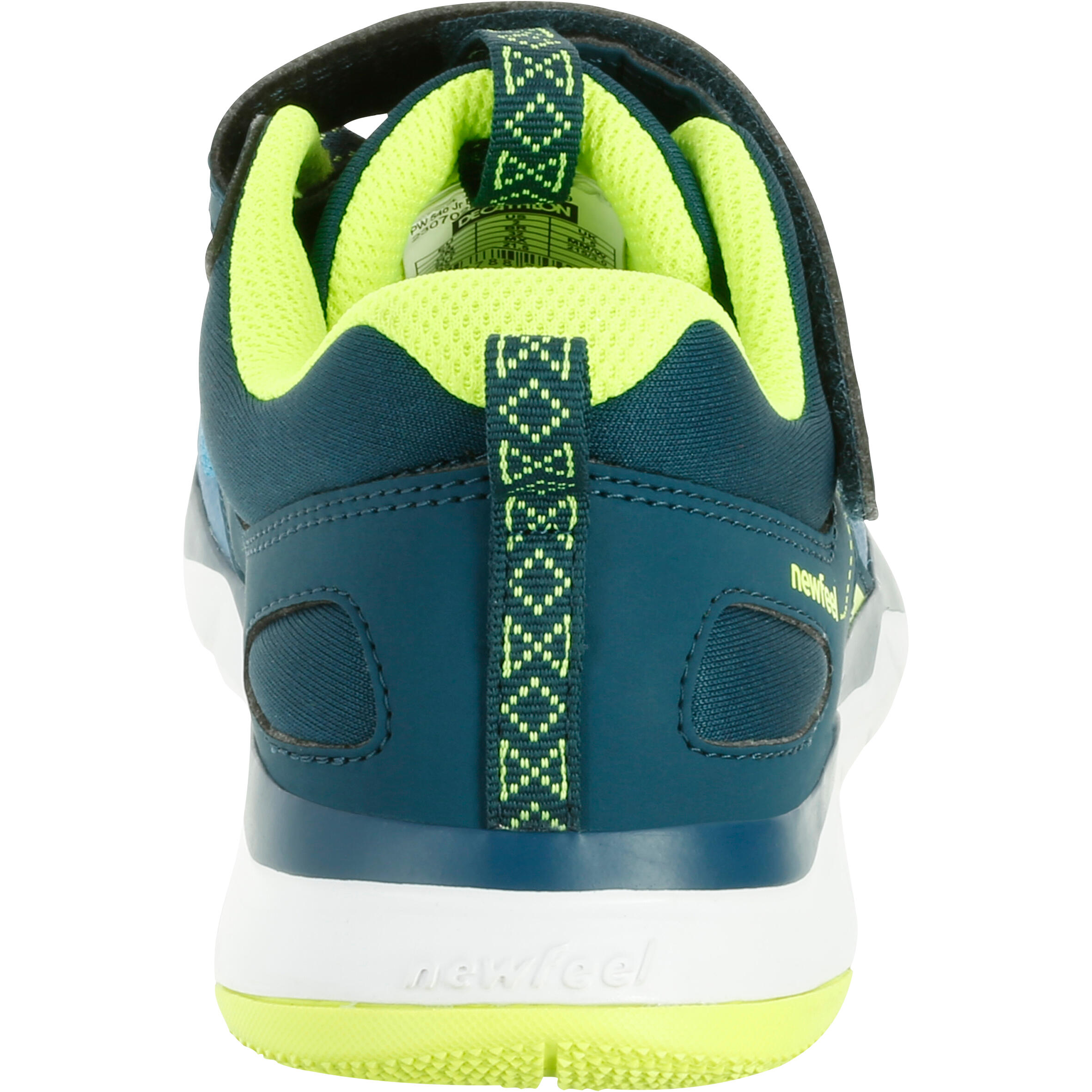 blue green shoes