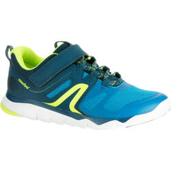 Zapatillas marcha con tira adherente niños pw 540 azul